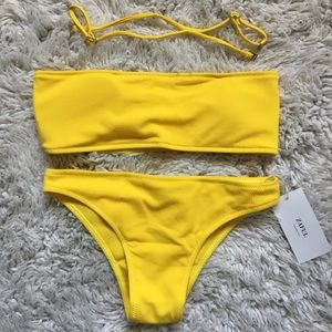 Yellow bikini